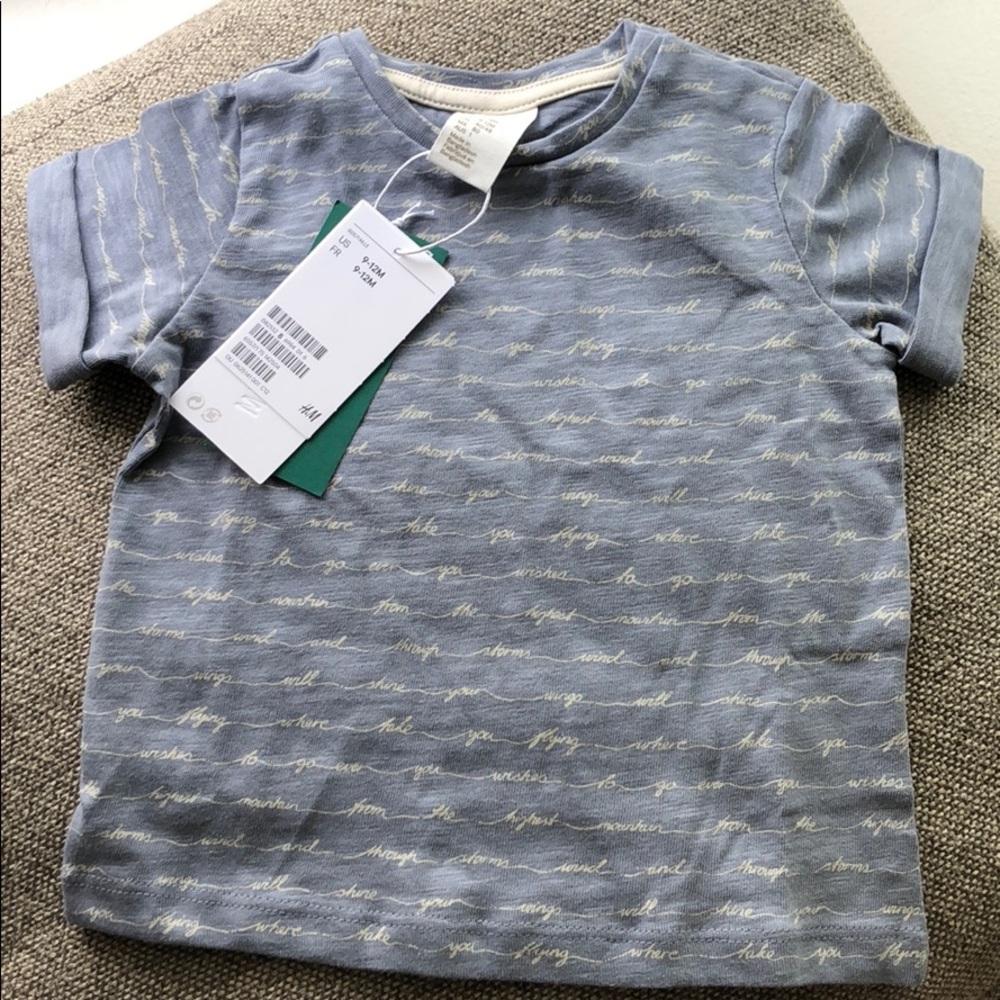 Brand new boys HM tshirt